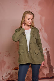 CHAQUETA CARGO ESTRELLA VERDE