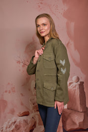 CHAQUETA CARGO ESTRELLA VERDE